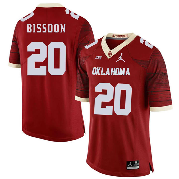 Oklahoma Sooners 20 Najee Bissoon Red 47 Game Winning Streak College Football Jersey Dzhi,We sell and wholesale Oklahoma Sooners 20 Najee Bissoon Red 47 Game Winning Streak College Football Jersey Dzhi on line form chian!
